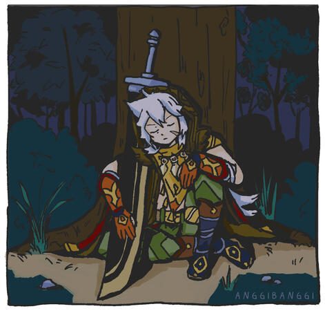 Genshin Impact Razor Fan art