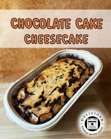Deliciosa product poster for Chocolate Cake Cheesecake