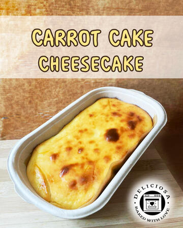 Deliciosa product poster for Carrot Cake Cheesecake