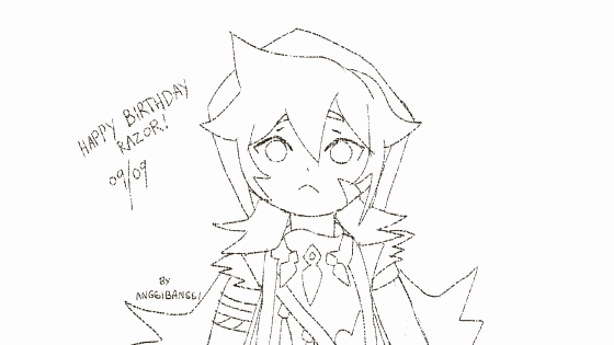 HBD Razor, Genshin Impact (Fan art)