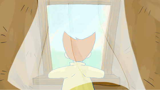 Flo by the window (Original Character)
